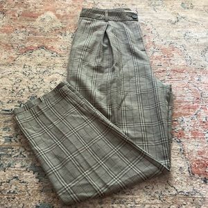 Topshop Plaid Trousers